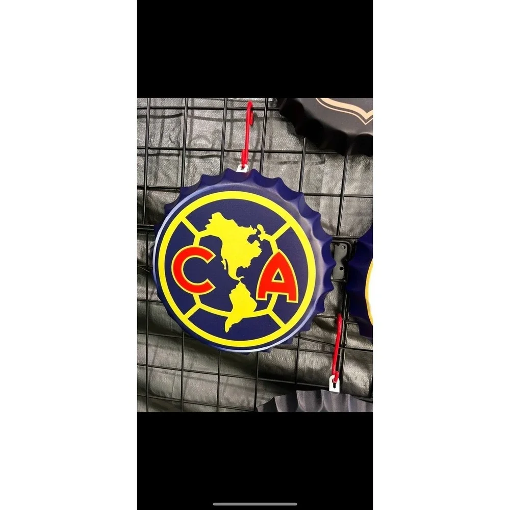 Club America Soccer Bottle Cap